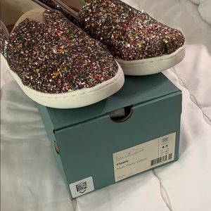 Youth Girls Glitter TOMS